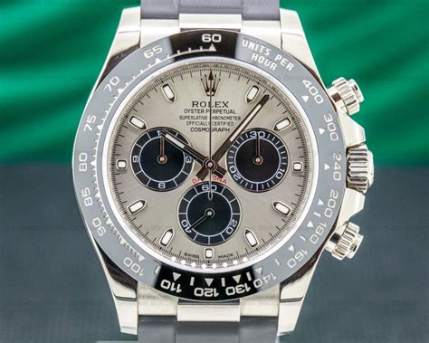 rolex daytona gold silber|rolex daytona white gold oysterflex.